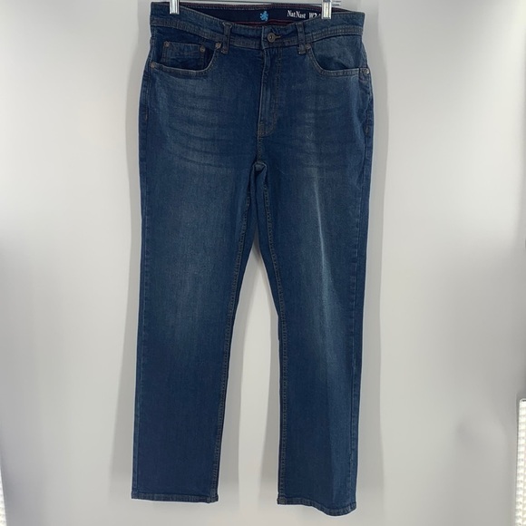 NAT NAST STRAIGHT LEG JEANS 34x30 - Picture 1 of 6